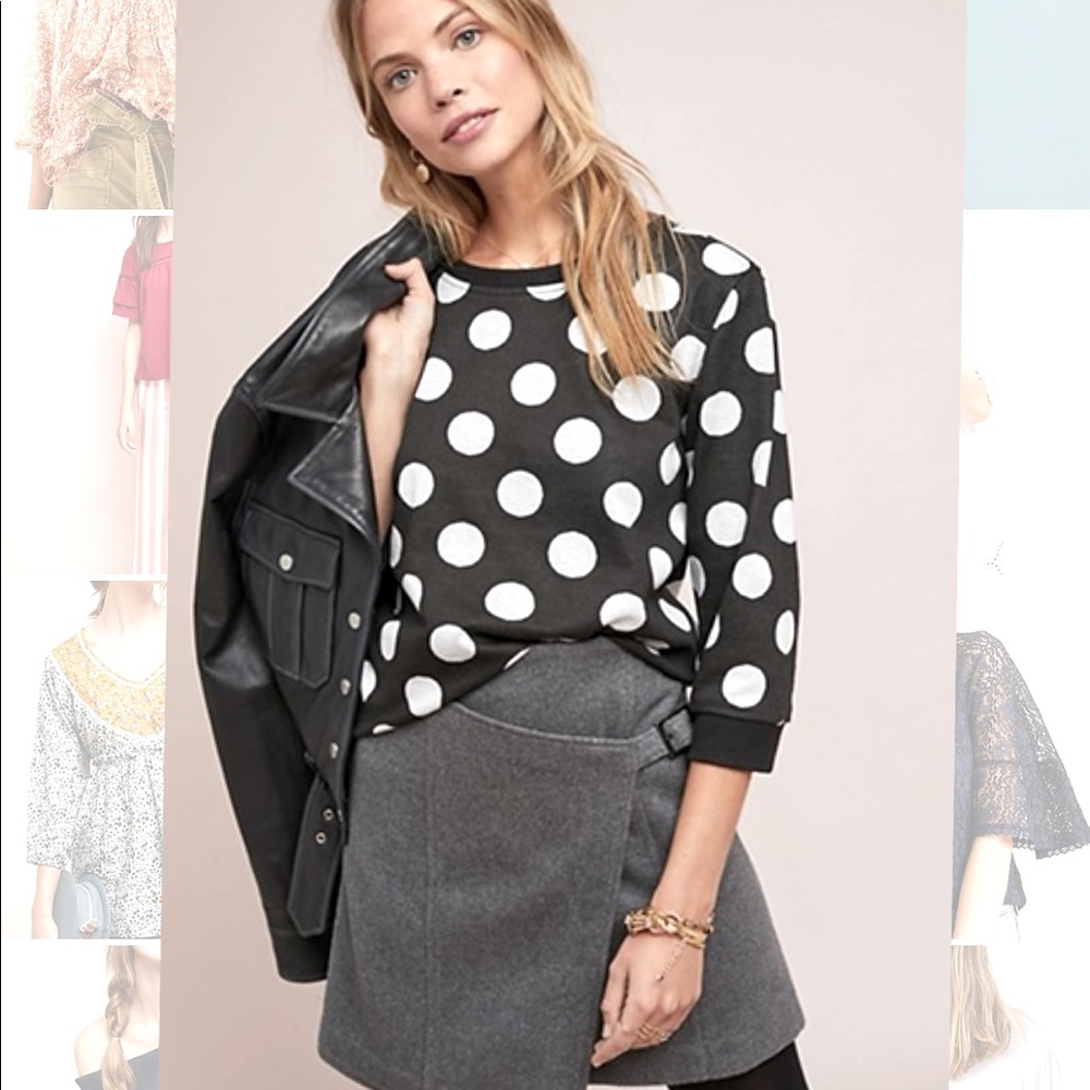 ANTHROPOLOGIE: Polka Dotted Sweater